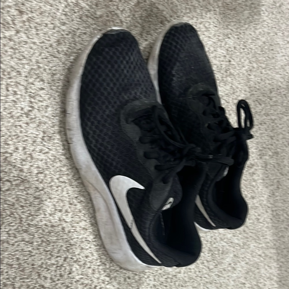 Nike Black and White Mesh Sneakers